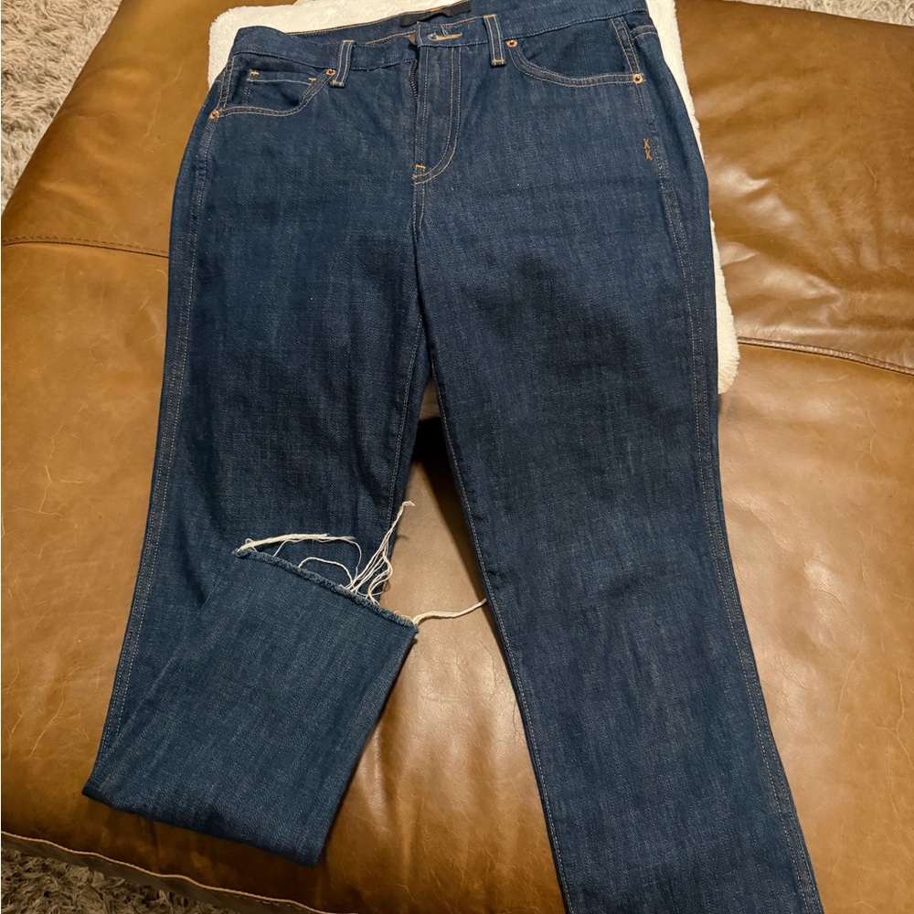 Genetic Denim Dark Blue Straight Leg Jeans birkin
